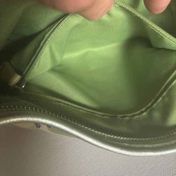 Coach Light Green and Tan Shoulder Bag - Picture 2 of 6